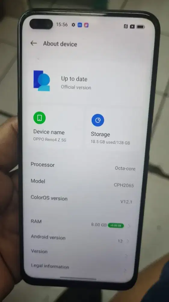 Oppo Reno 4Z 5G 8/128 batangan