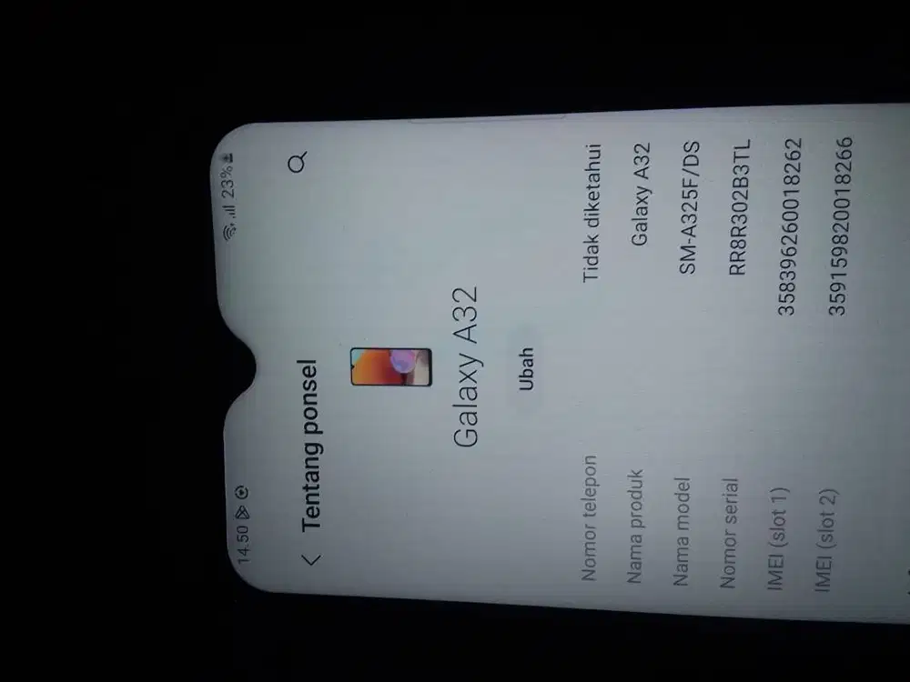 Samsung A32 NFC dpt di kasih minus2 pemakaian