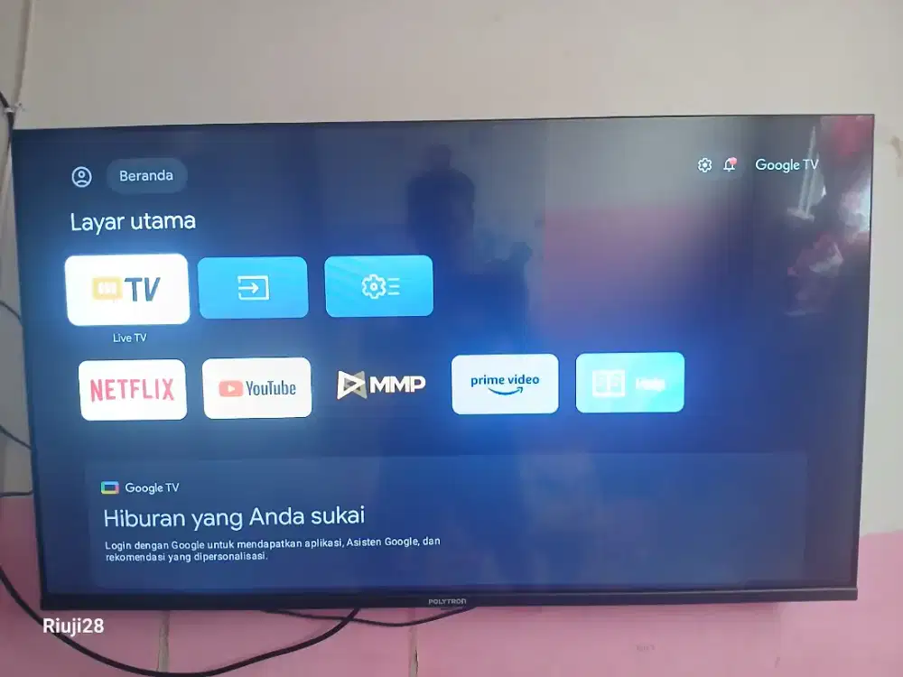 Tv led polytron android 43 inch