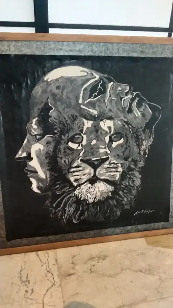 Jual murah/Borongan 3 lukisan,1,5 saja Karna mau Pindah