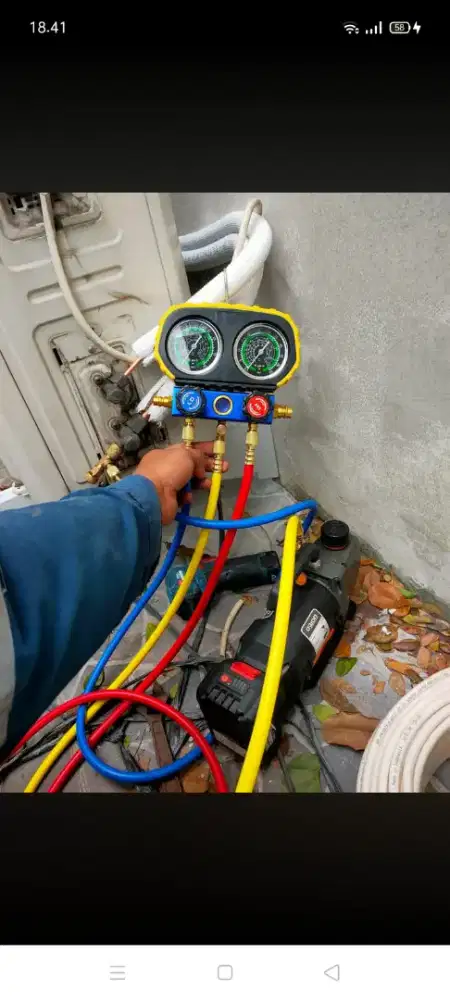 Servis AC kulkas mesin cuci kompa air dll bergaransi