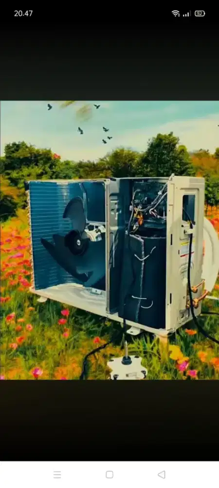 Jasa servis AC kulkas mesin cuci kompa air dll bergaransi