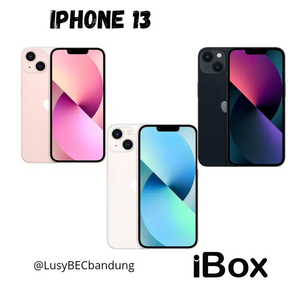 Iphone 13 128gb Second ibox bisa Cash/Cicilan
