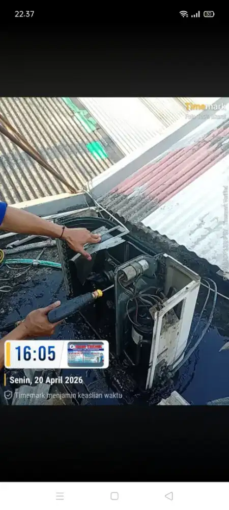 Jasa servis AC kulkas mesin cuci kompa air dll bergaransi