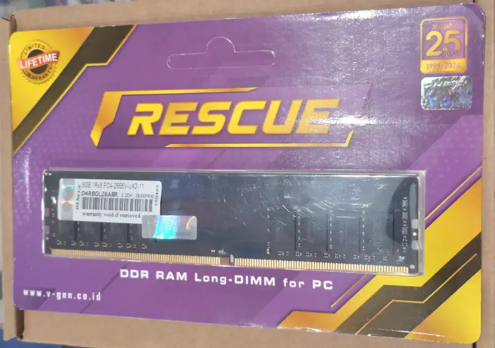 Memory 8G 2666 vgen rescue longdimm