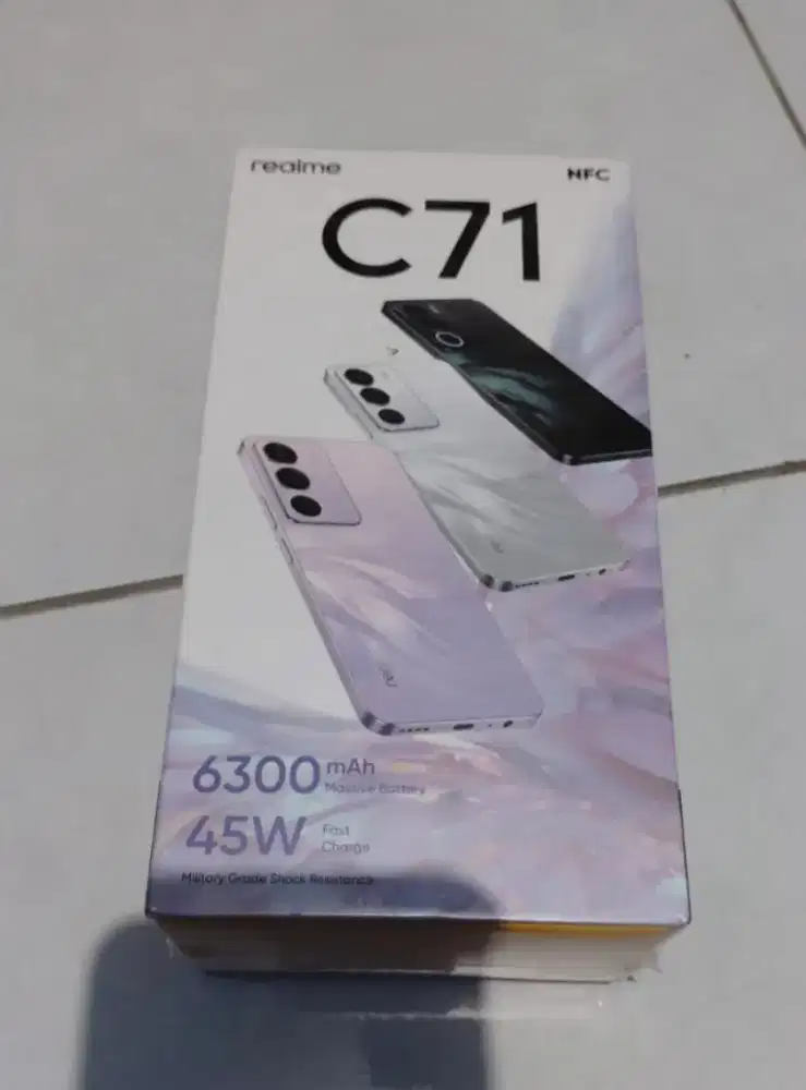 Realme c71 NFC ram 8+128 Fullset baru masih segel.