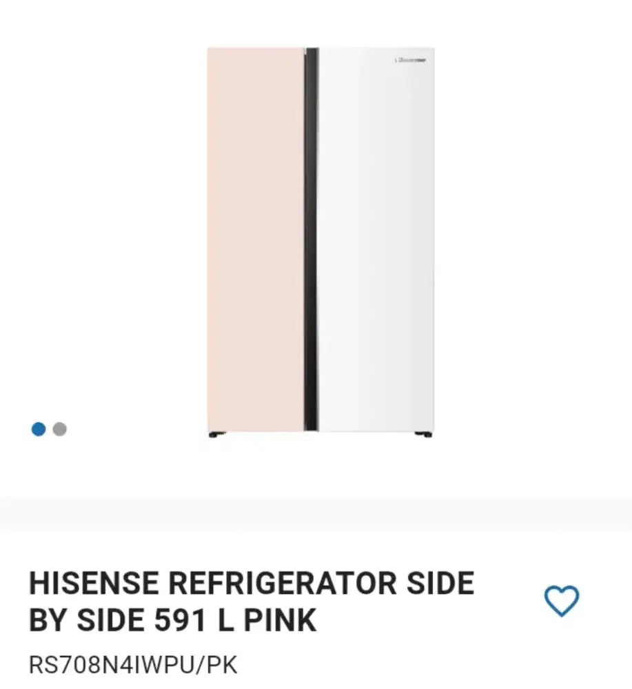 KULKAS SIDE BY SIDE HISENSE