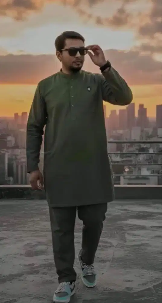 Setelan Kurta Muslim Pria