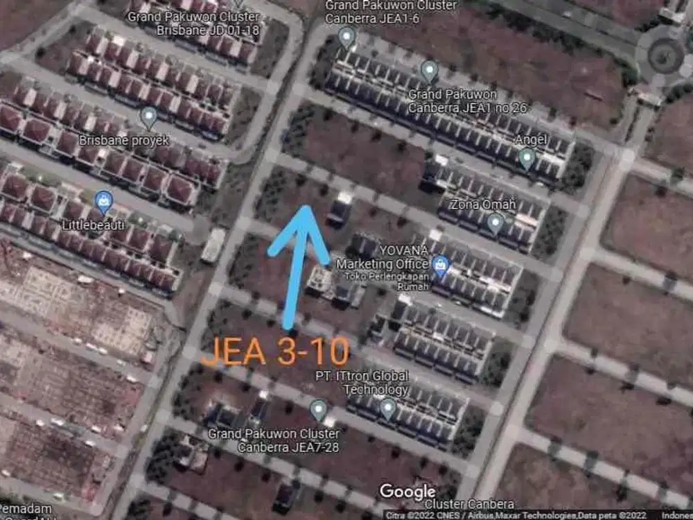 Jual kavlimg murah Grand Pakuwon row jalan 3 mobil