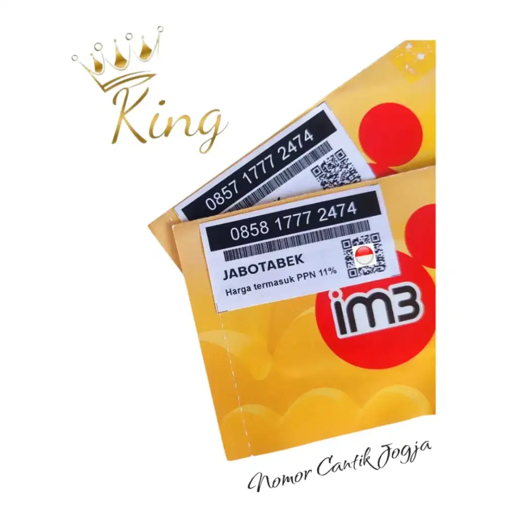 Indosat Oredoo Nomor Cantik Couple RAJA Super Master