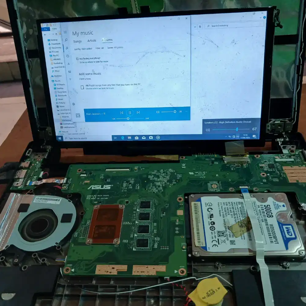 TERIMA LAPTOP RUSAK ERROR MATI