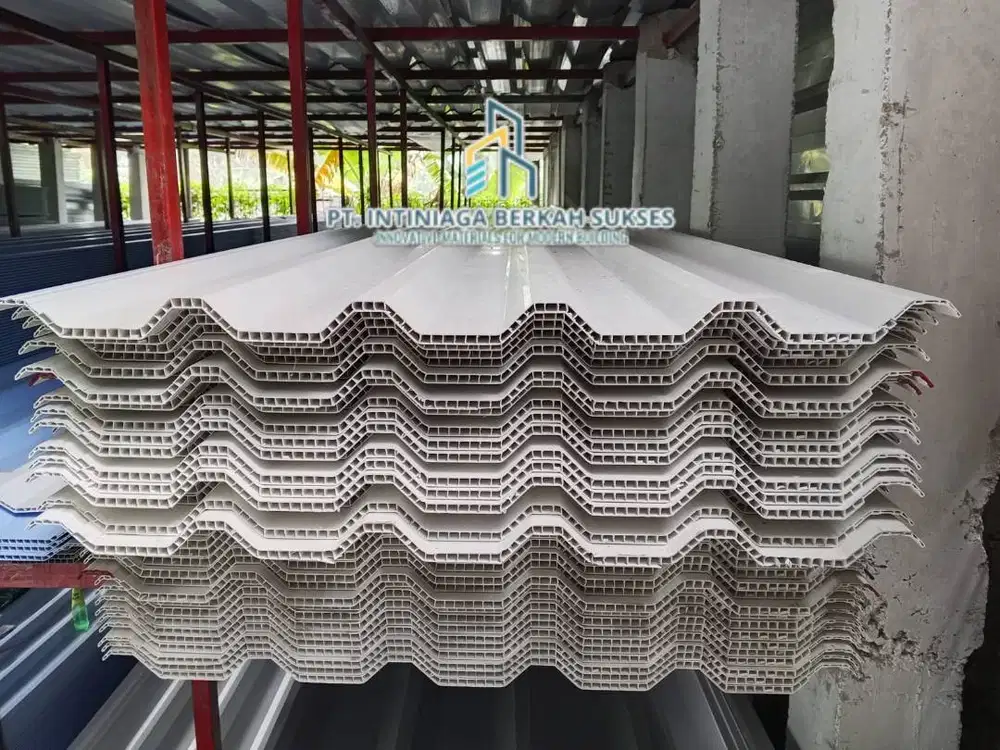 atap upvc double layer roofcold