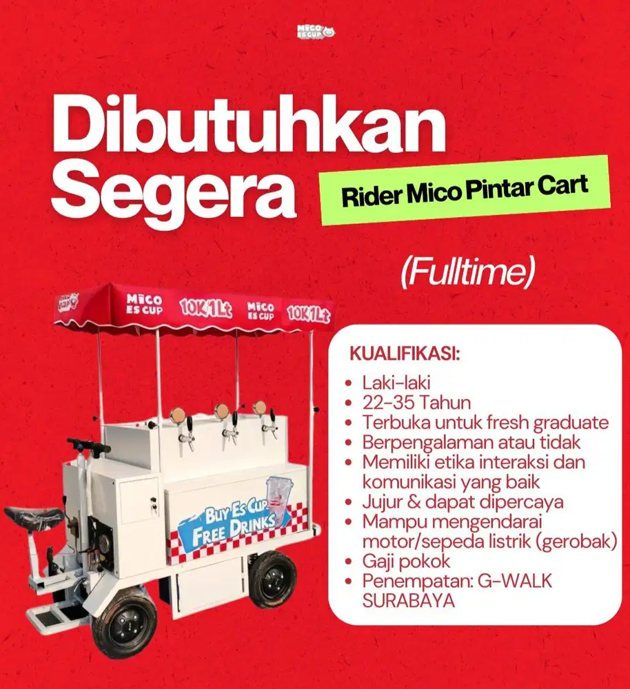 Loker Barista Keliling