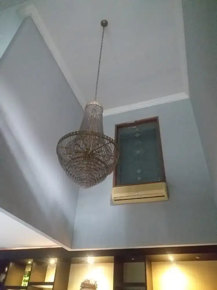 WAJIB NEGO MURAH LAMPU GANTUNG KRISTAL JUMBO EDISI PINDAH RUMAH