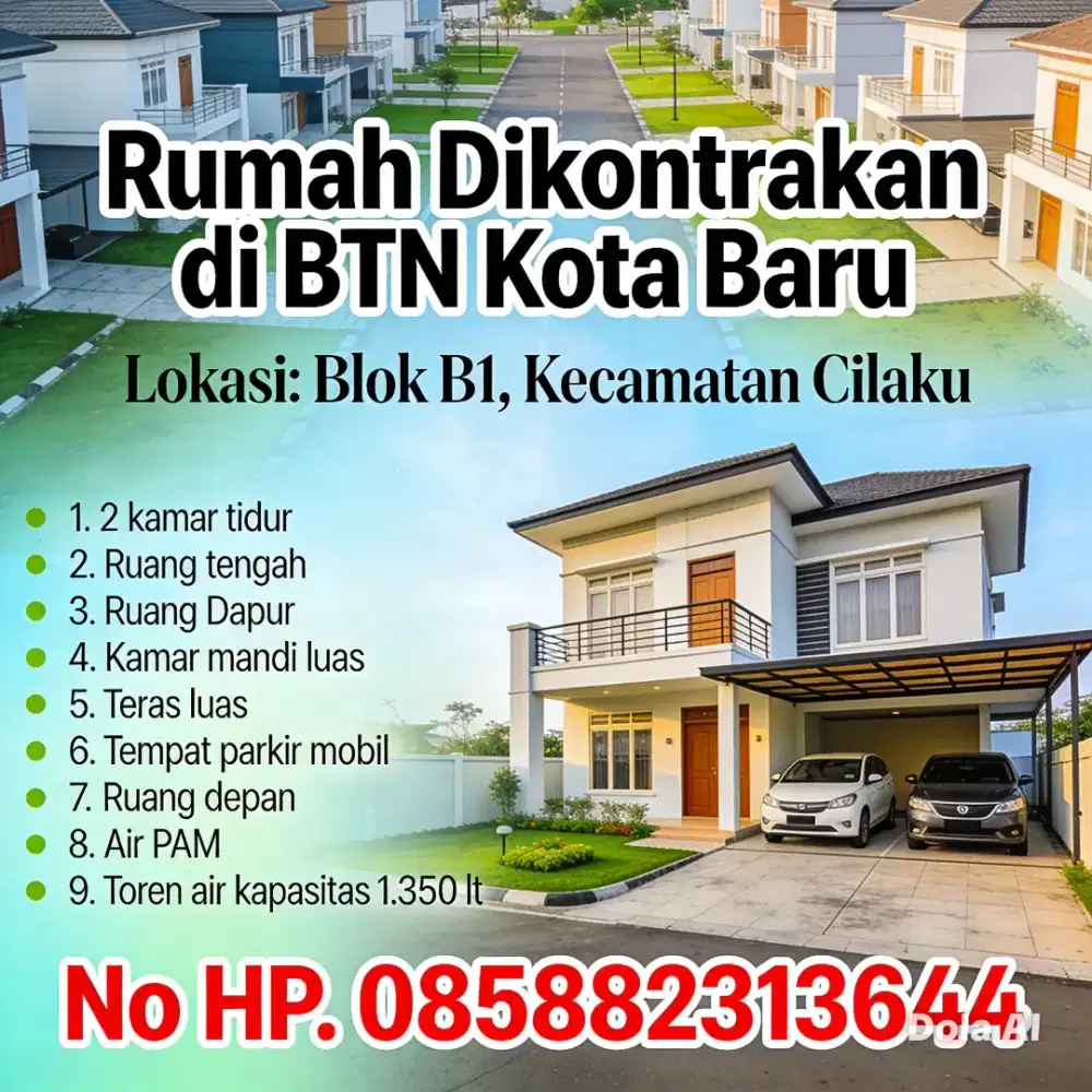 Lokasi strategis untuk sewa rumah yang full fasilitas