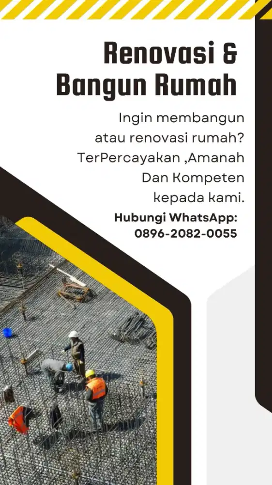 Jasa Tukang Bangunan / Renovasi, Rehab, Bangun Baru, Tenaga Konstruksi