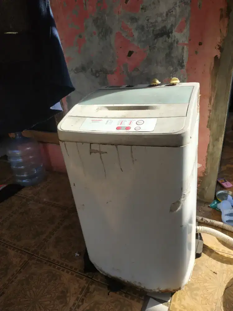 Mesin cuci satu tabung apa ada nya