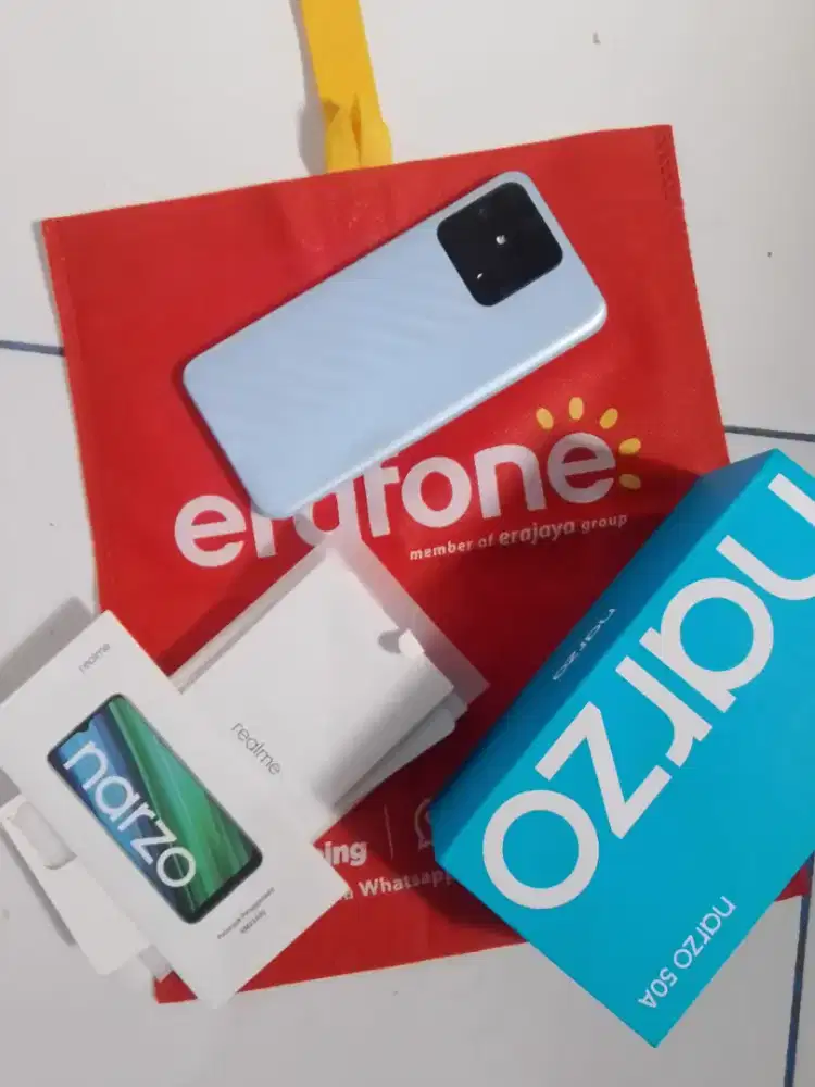Realme Narzo 50A, 4/64, box+charger,mulus 99%