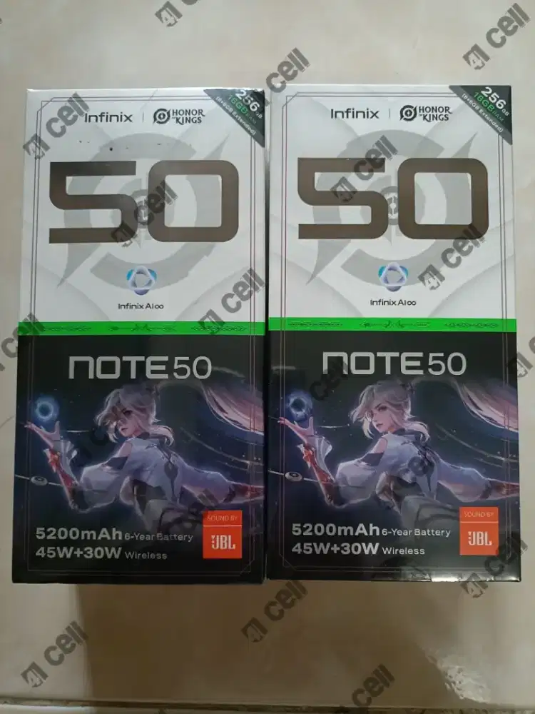 Infinix note 50 ram 8+8/256 100% baru Termurah