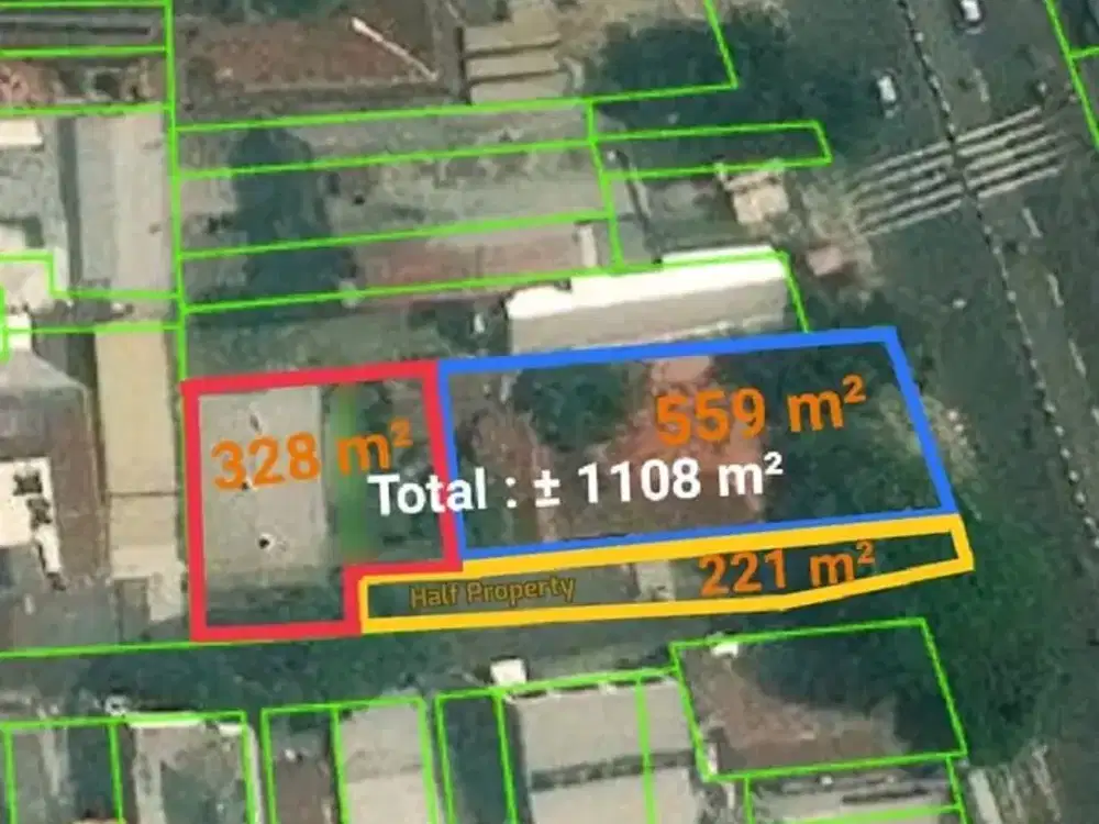 Disewa Bangunan Tua di Jatinegara Timur Posisi Hoek