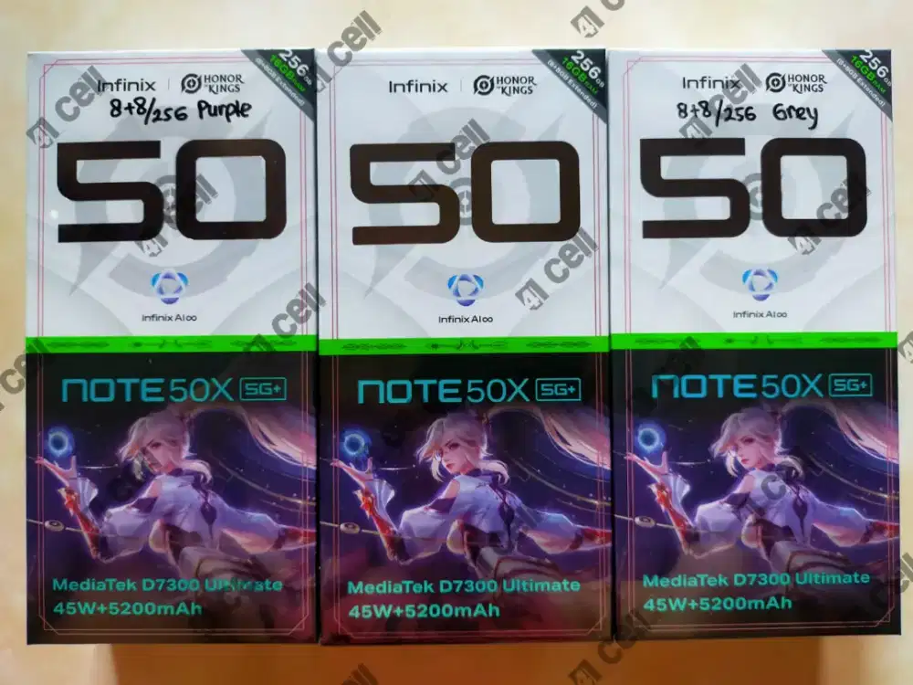Infinix note 50x 5G ram 8+8/256 100% baru Termurah