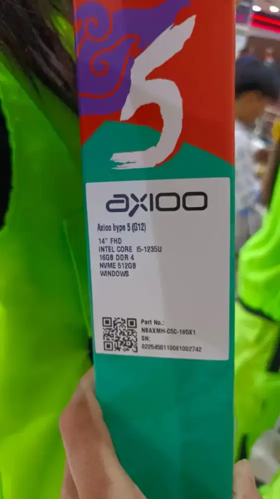 Axioo hype 5 new laptop