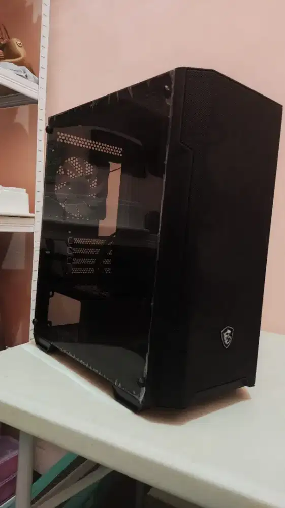 CASE MSI MAG FORGE M100A Micro ATX Tower Casing Komputer Gaming