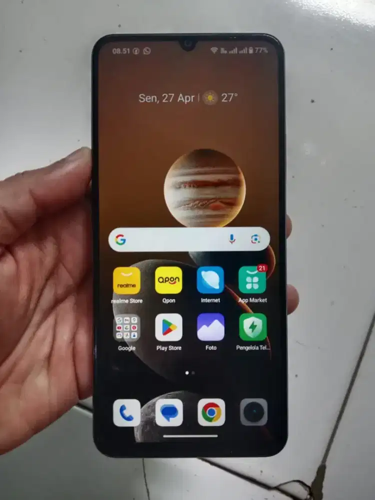Realme Note 70 ram 4+4/128 GB Batre 6300 super awet mulus nominus