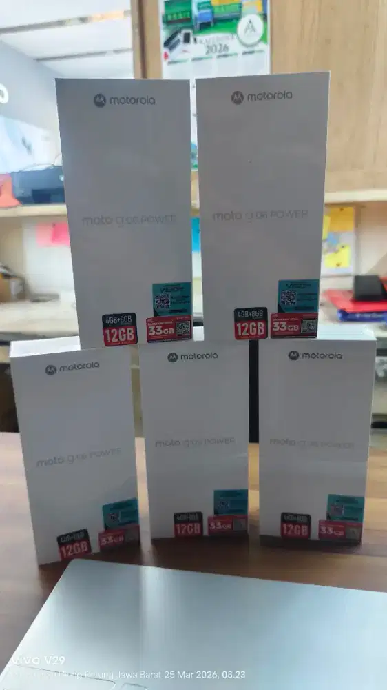 Motorola G06 Power 4+4/128 NFC 7000Maah baru spesial promo terlaris