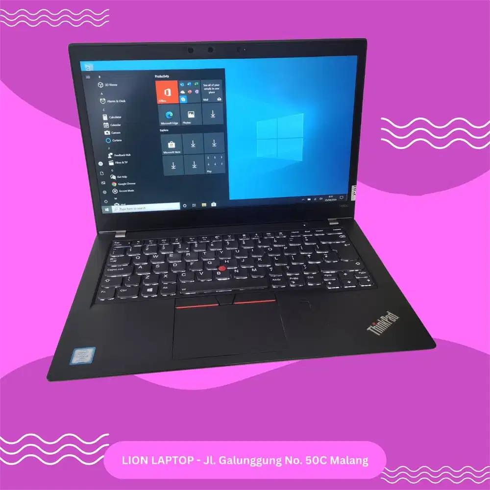 RAM 8GB Core i5 gen 8 Lenovo Thinkpad T480s SLIM [27|04]