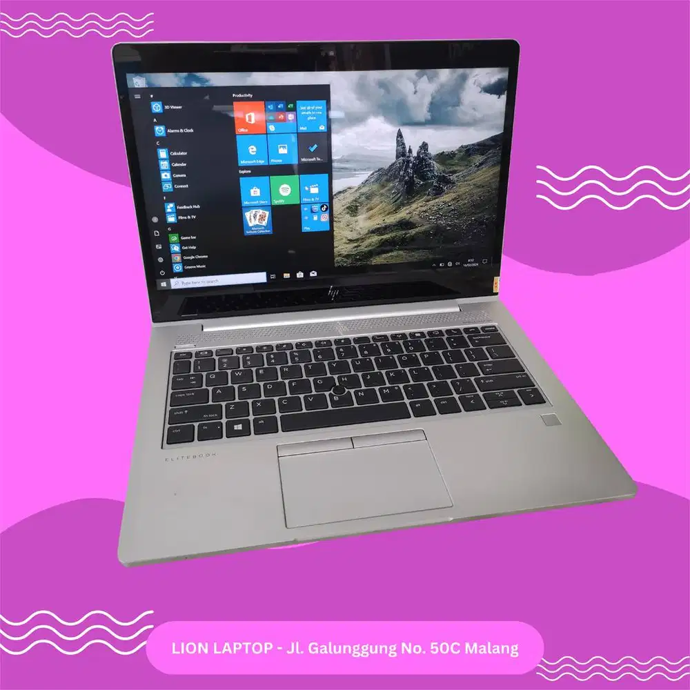 Core i7 gen 8 RAM 8GB Touchscreen Slim HP Elitebook 830 G6 [27|04]