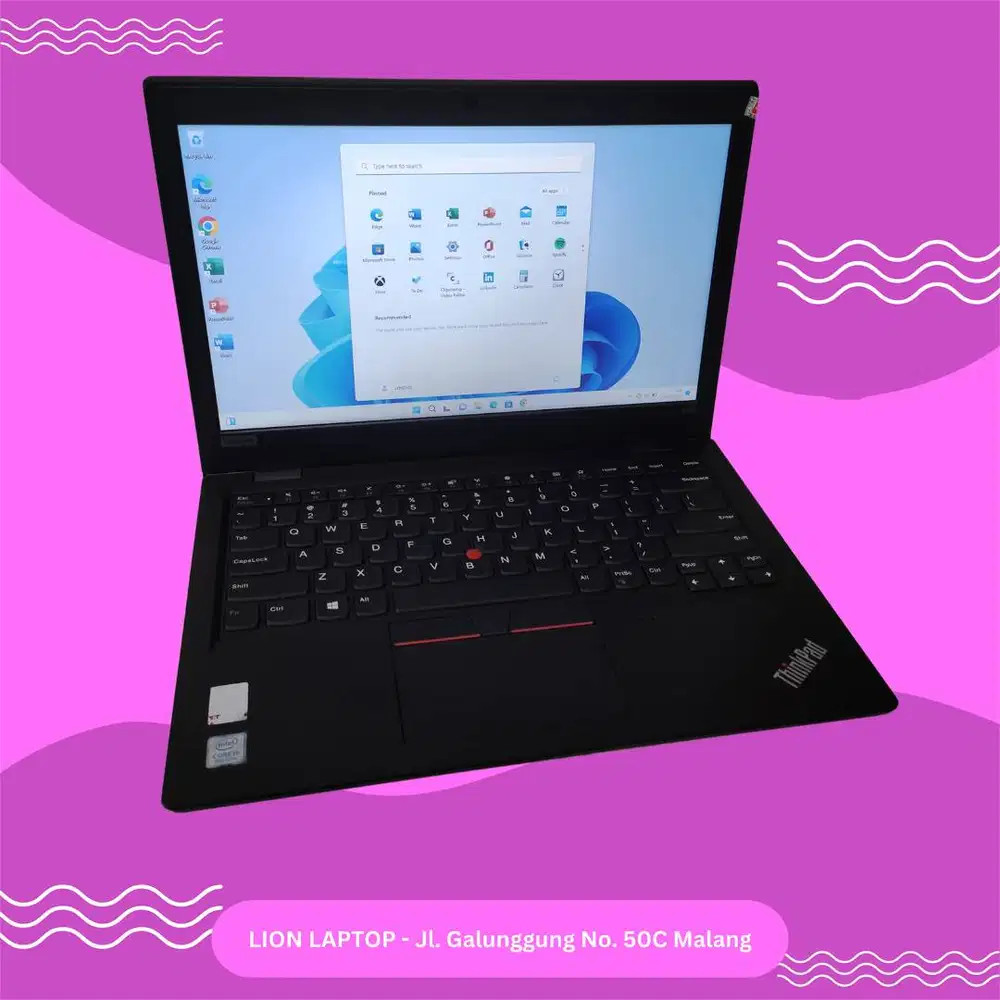 Core i5 Gen 8 RAM 8GB SSD 256GB Lenovo Thinkpad L390 [27|04]