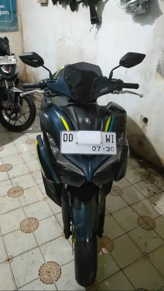 Yamaha Aerox new ABS 2025 biru