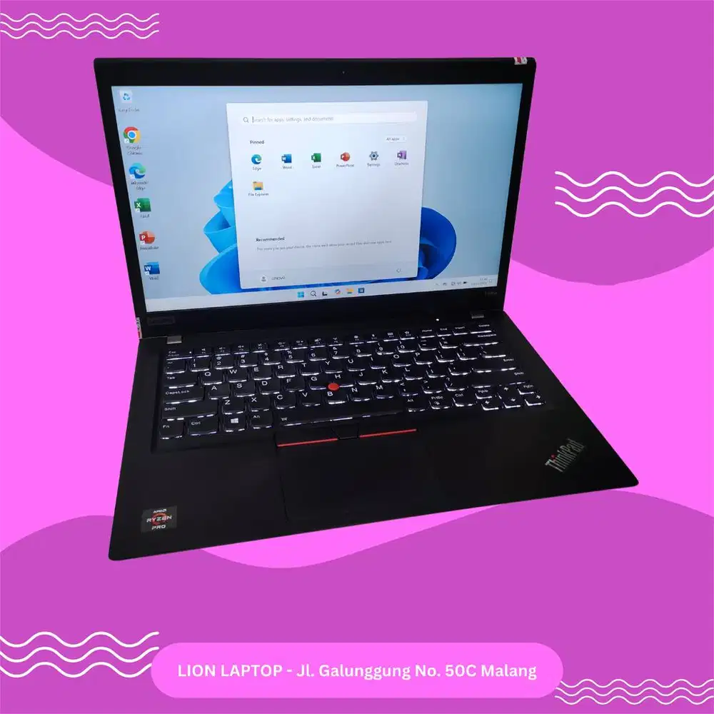 AMD Ryzen 5 PRO 3.7Ghz 8/256 VGA 2GB Lenovo Thinkpad T495s [27|04]