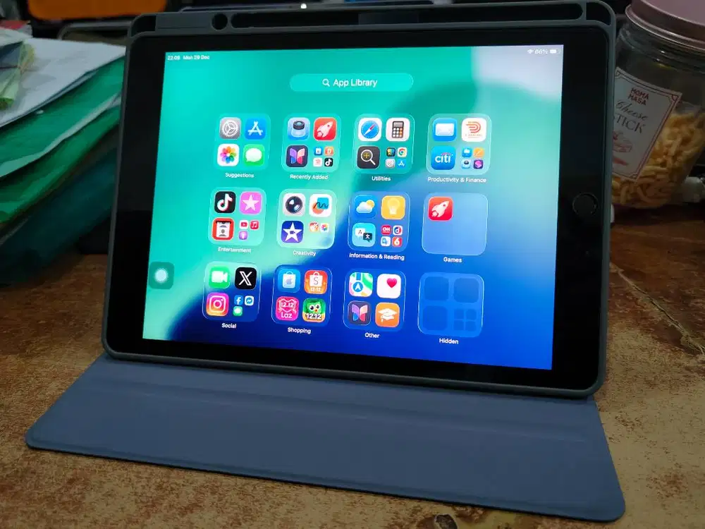 Apple iPad Gen 8 128GB Wifi Grey (A12) Resmi Fullset Second Like New