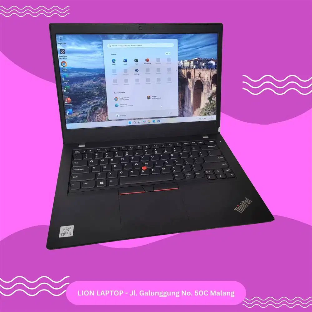 i5 Gen 10 Murah RAM 8GB SSD 256GB Lenovo Thinkpad L14 [27|04]