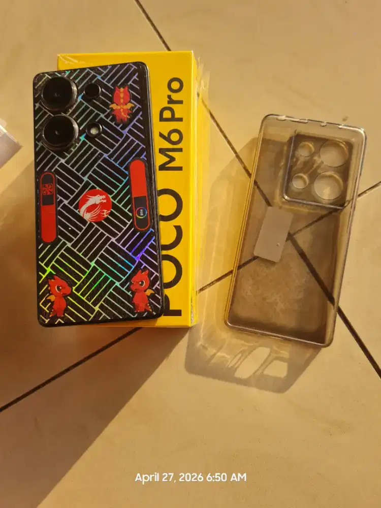 Poco m6 pro fullset charger 33watt termurah se olx