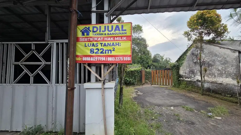 Rumah Pinggir Jalan Sumedang LT 822m² SHM 5KT Cocok Usaha