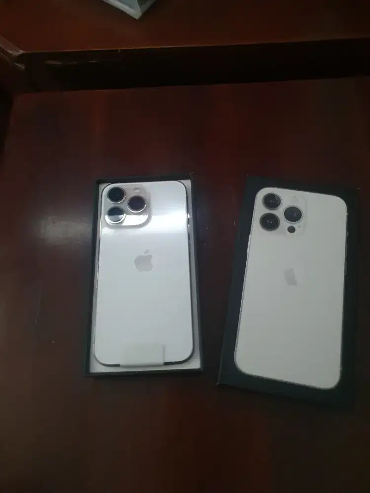 iPhone 13 pro 128gb resmi ibox fullset like new (white)