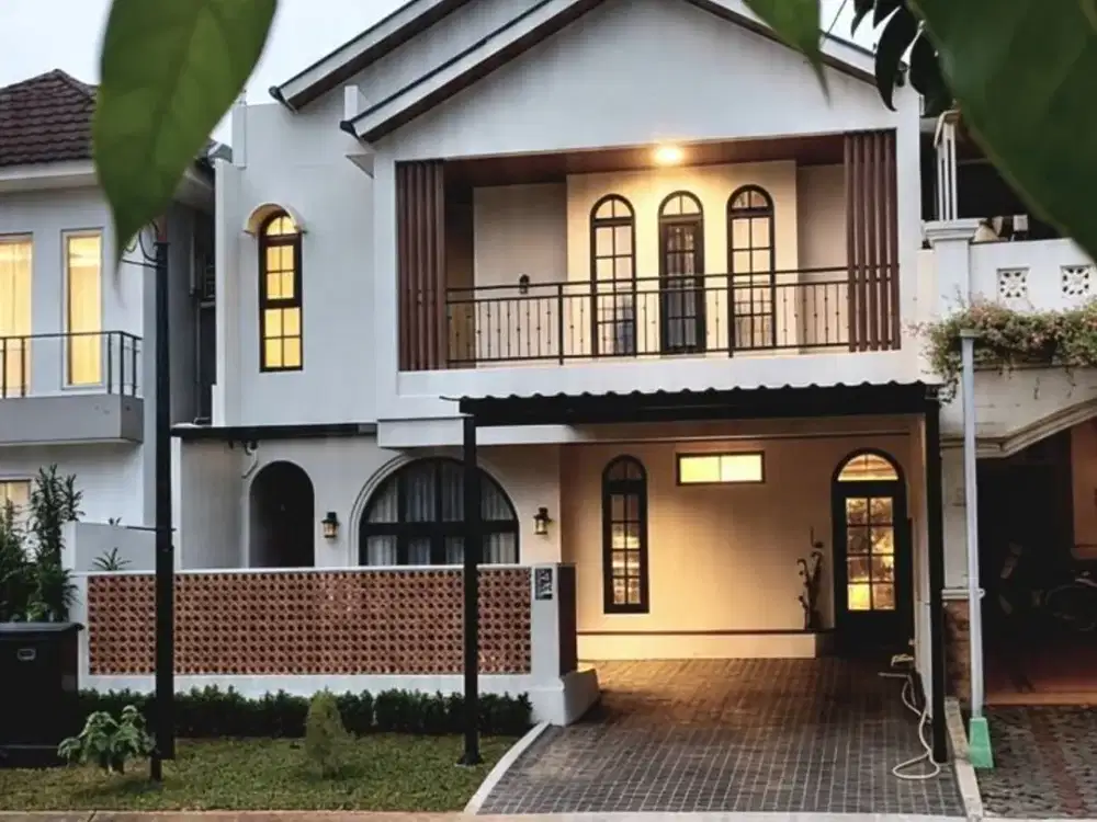 rumah siap huni full furnish bangunan baru di cluster kotawisata cibubur