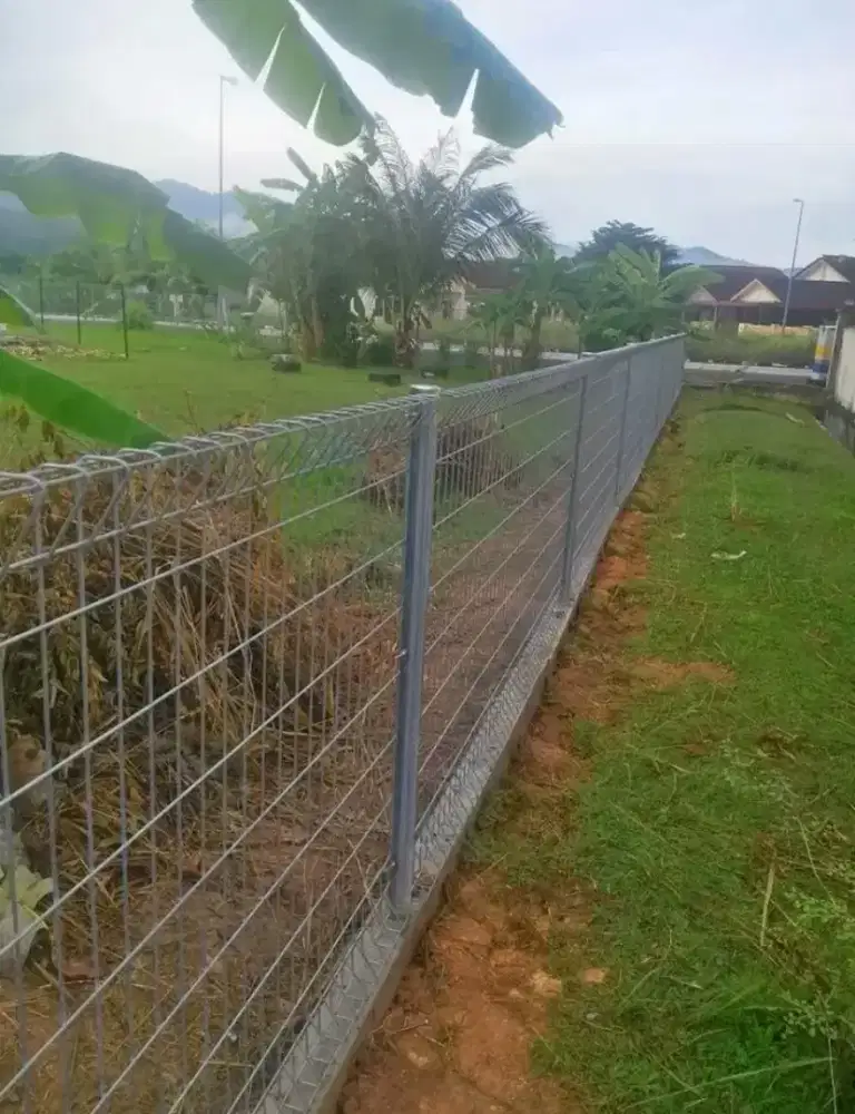 Pagar BRC galvanis anti karat dan korosi