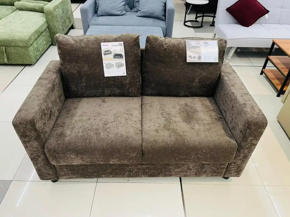 New tadeo sofa 2S + Storage Brown