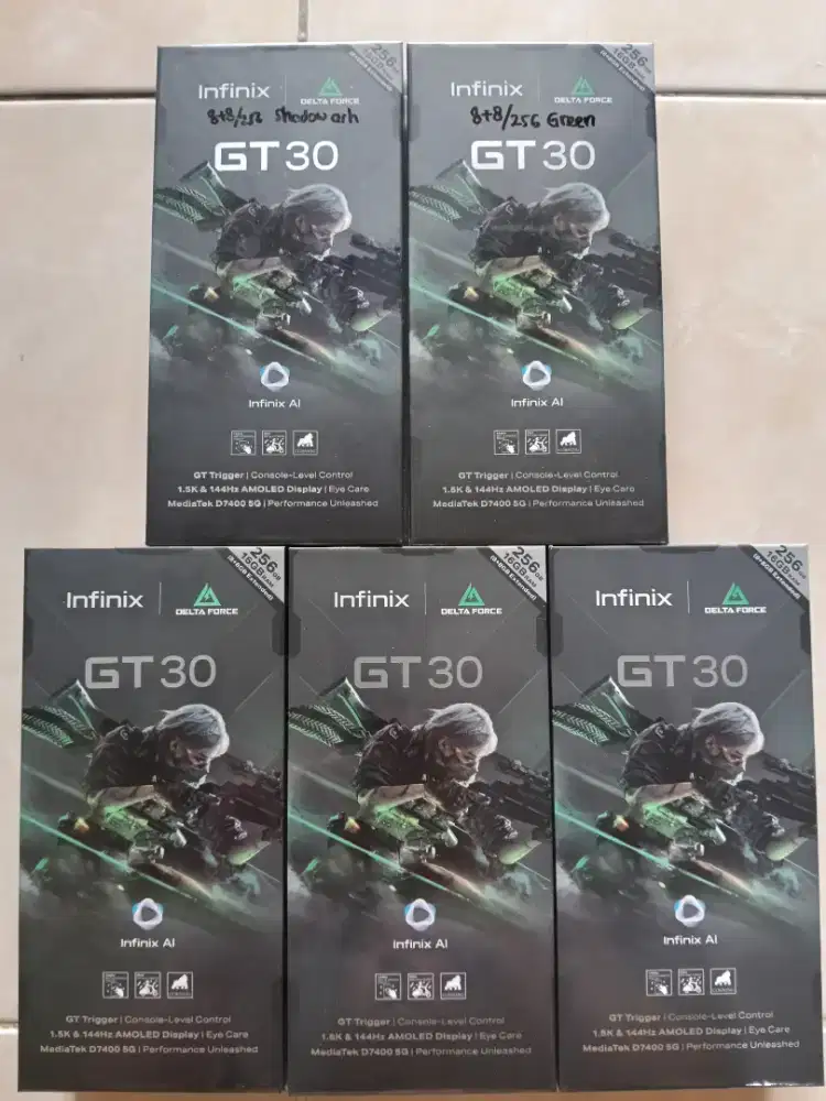Infinix GT 30 5G ram 8+8/256 100% baru Termurah