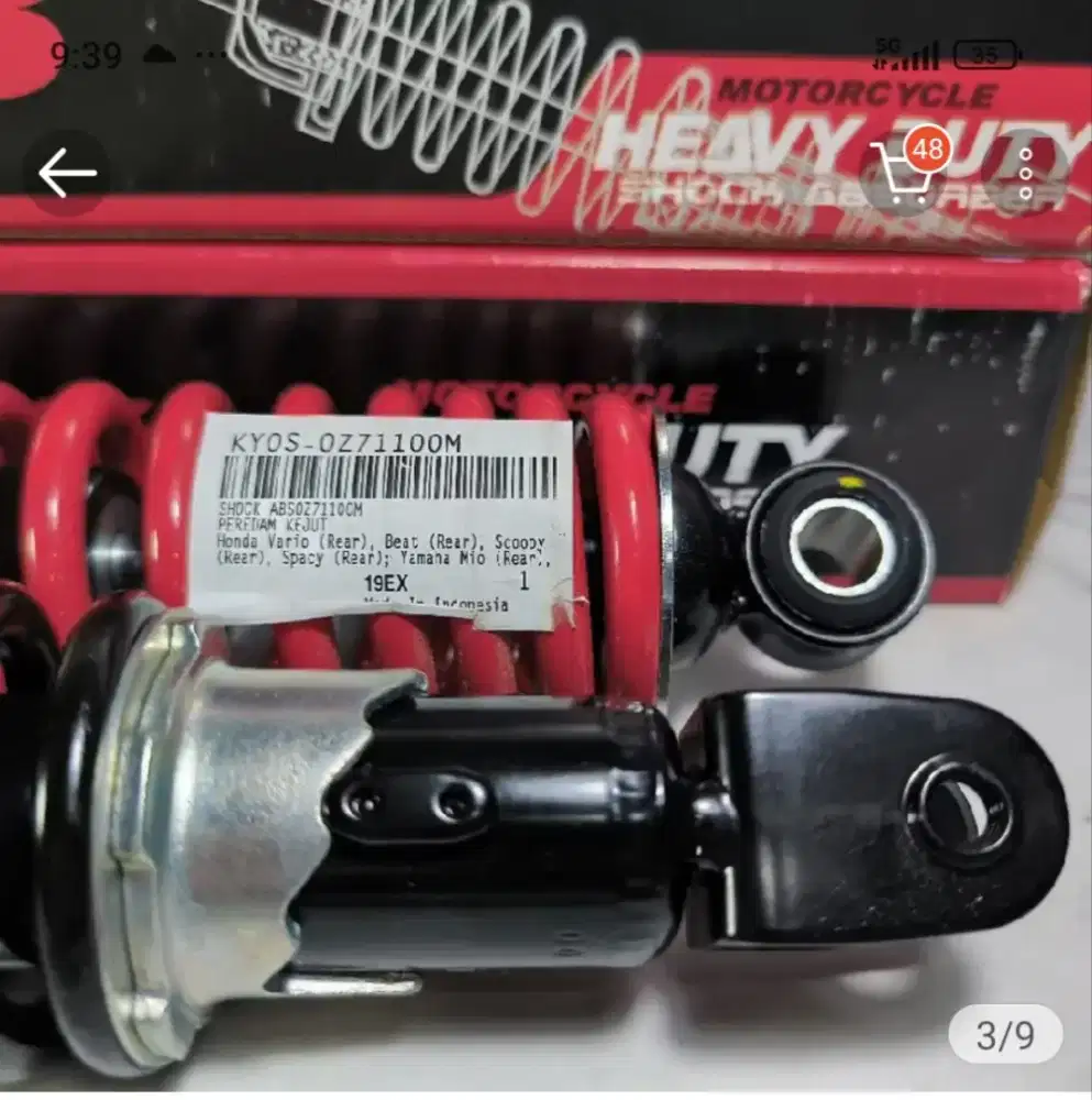 Shockbreaker KYB - KYOS 0Z71100M