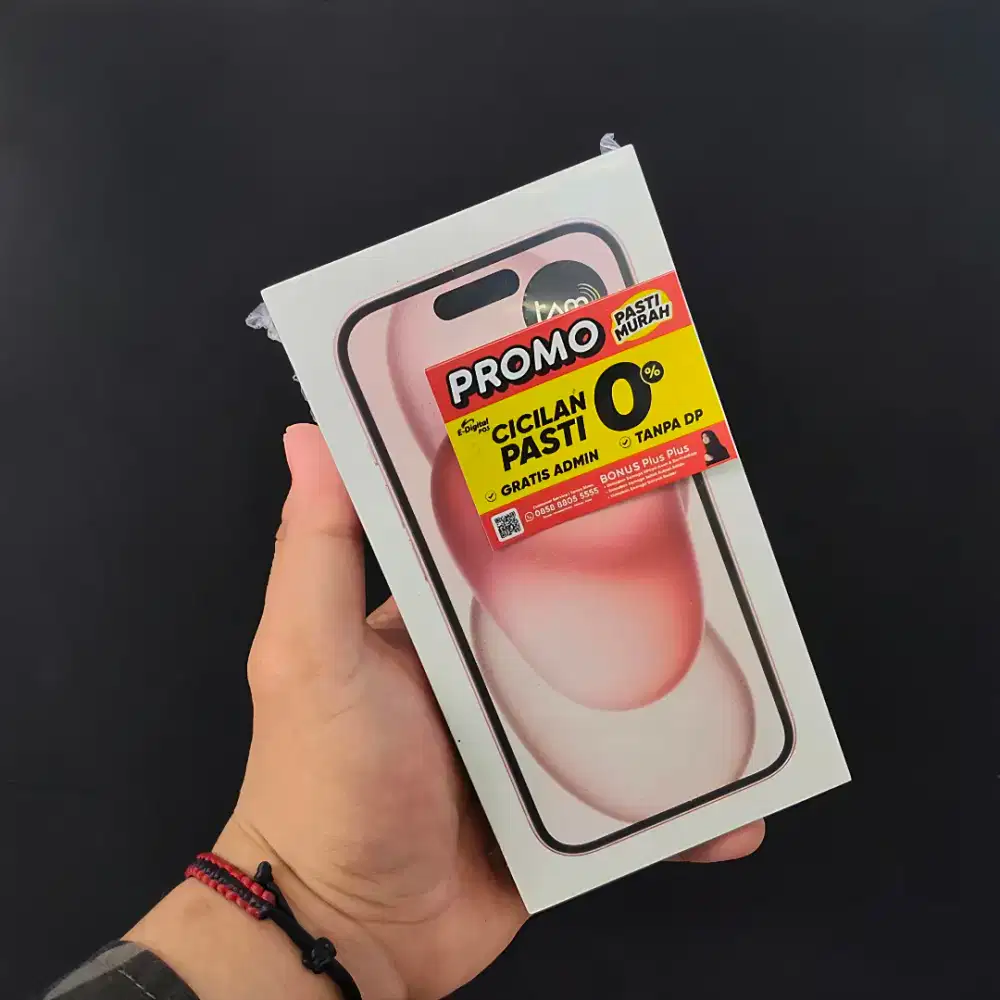 iPhone 15 128 gara garansi resmi iBox barang baru 100% segel