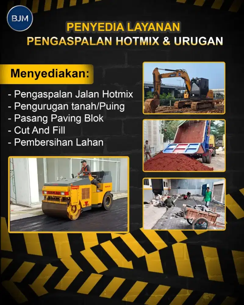 urugan puing dan  tanah