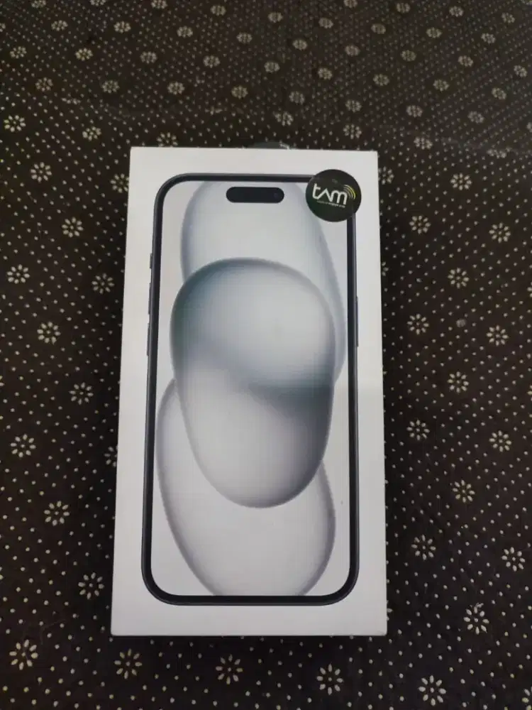 IPHONE 15 128GB (BLACK) - NEW SEGEL - GARANSI RESMI TAM