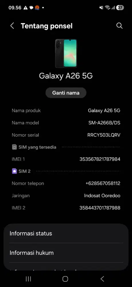 Samsung A26 5G Mulus
