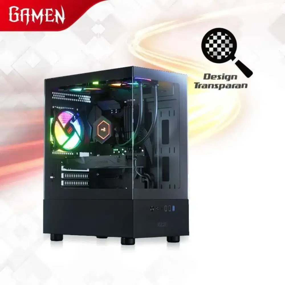 Casing PC Gaming Gamen GSC100 Black