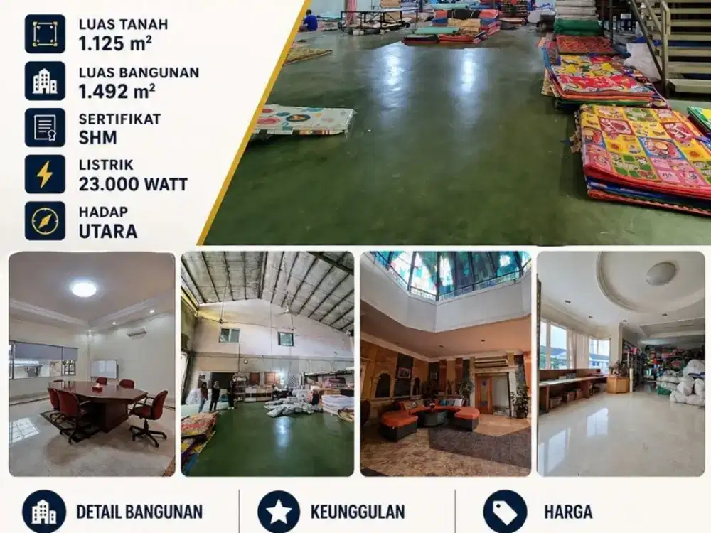 DIJUAL CEPAT GUDANG MULTIGUNA-ALAM SUTERA-1492M2